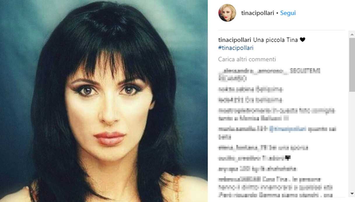 Tina Cipollari Magrissima E Con I Capelli Neri Irriconoscibile