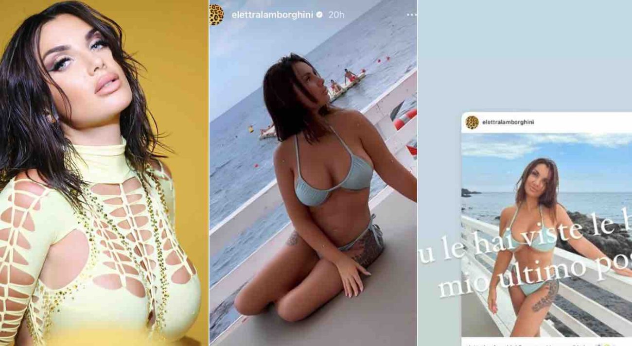 Elettra Lamborghini In Costume Infiamma Il Web Con Le Sue Curve Mozzafiato Ma Il Costo Del