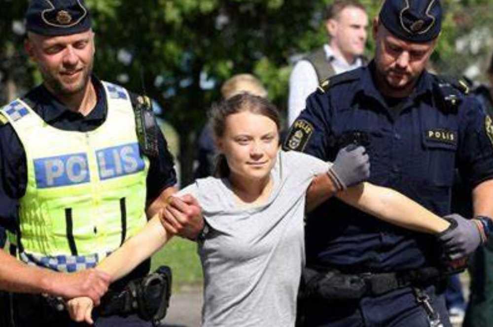 Greta Thunberg, processo