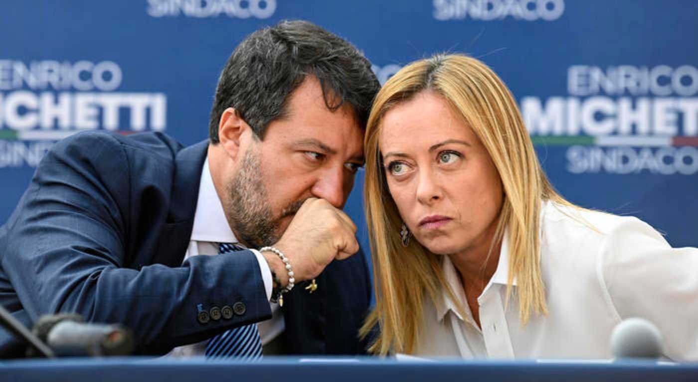 Giorgia Meloni,Matteo Salvini