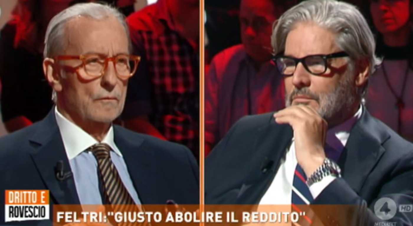 Vittorio Feltri ,reddito di cittadinanza