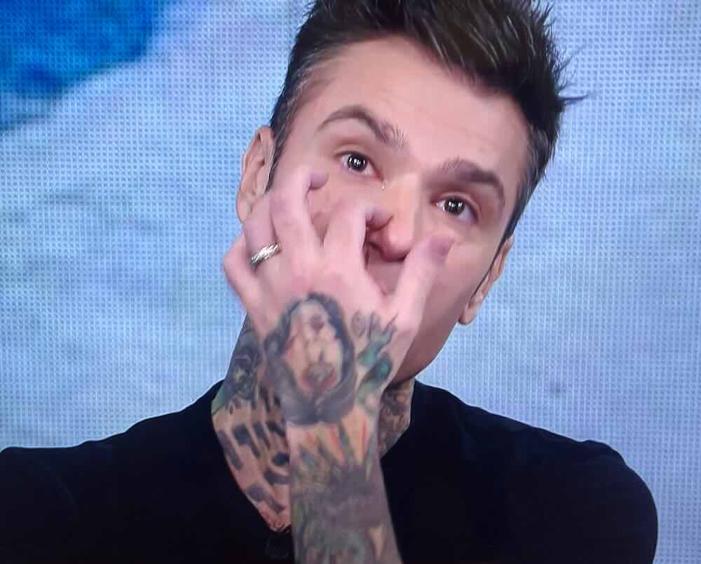 fedez lacrime