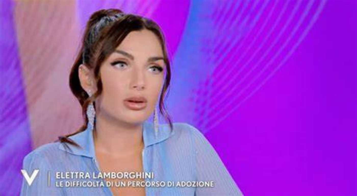 Elettra Lamborghini, adozione