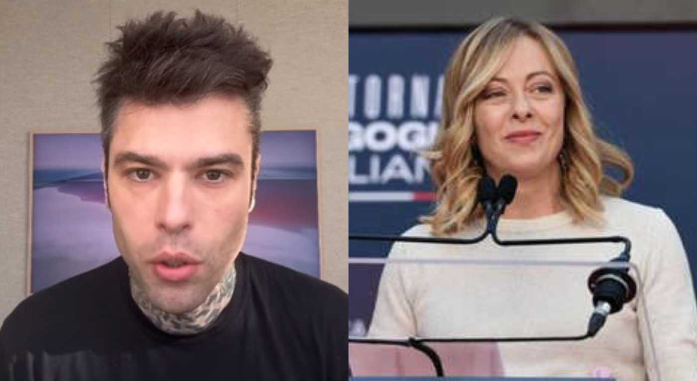 Fedez ,Giorgia Meloni