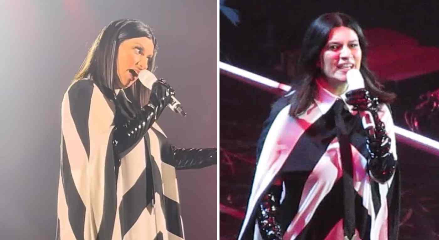 Laura Pausini, un fan si annoia al concerto: la sua reazione è epica - VIDEO