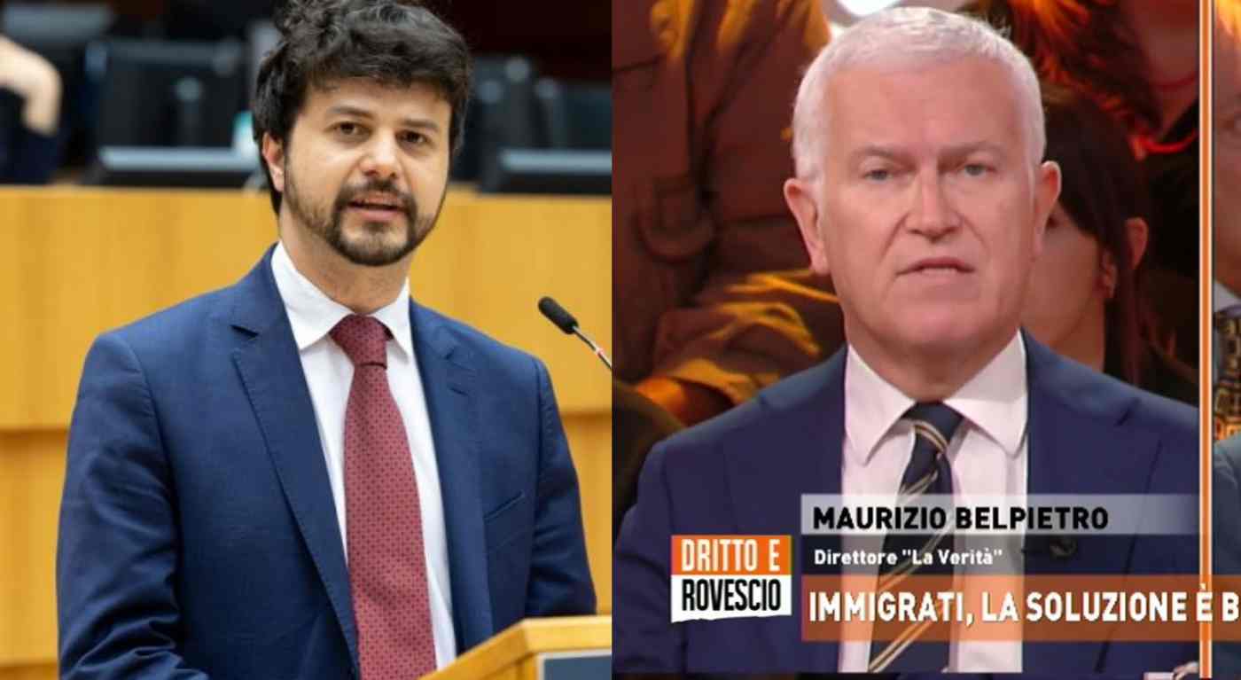 Dritto e Rovescio, come è nato il dibattito tra Belpietro e Benifei