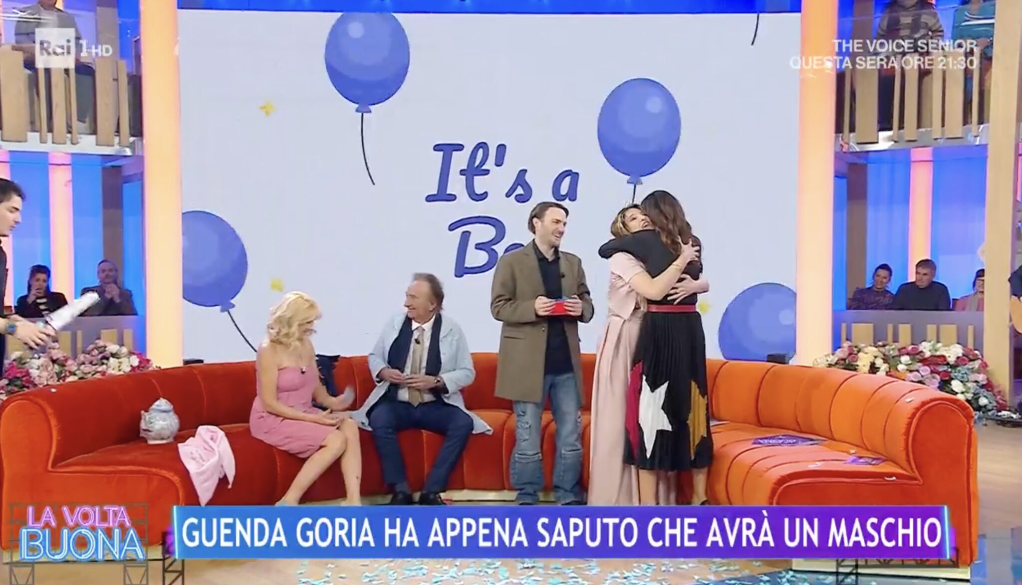 Guenda Goria rivela il sesso del bambino in TV, ma la sua reazione non è quella che ti aspetti