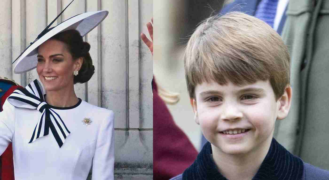Louis re della parata reale, Kate non trattiene il sorriso: il video è virale