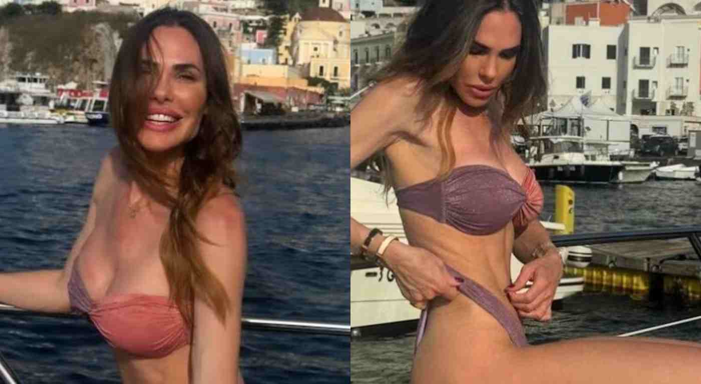 Ilary Blasi inarrestabile a Ponza, ha steso tutti con il suo bikini