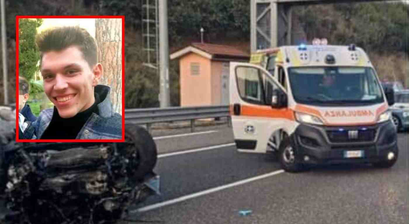 Tragedia in autostrada: Pietro Meini muore in un incidente a soli 20 anni