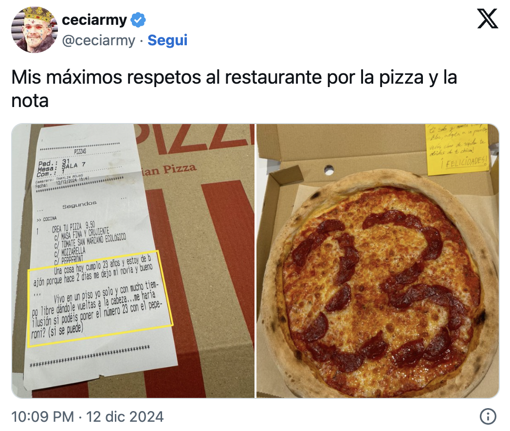  Abbandonato e solo al compleanno: quello scontrino in pizzeria gli cambia la giornata!